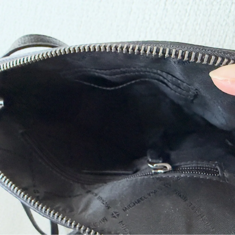 Michael Kors Black Quilted Stud‎ Crossbody Bag